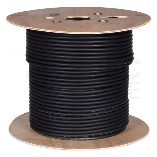 Kabel głośnikowy CLS225-B2CA 2x2,5mm2 Cu OFC zewnętrzny B2ca bezhalogenowy LSOH czarny PROCAB