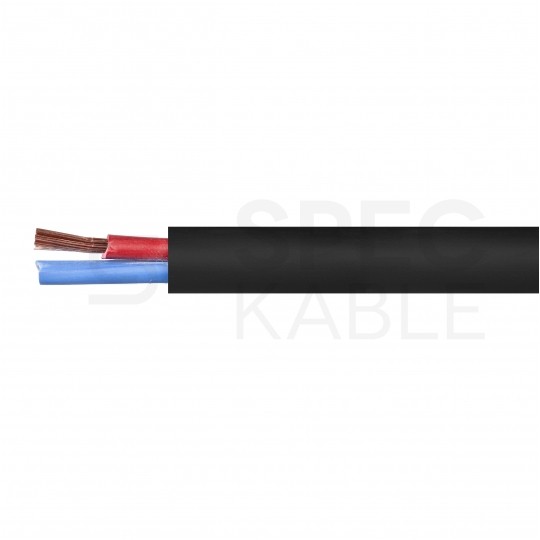 Kabel głośnikowy CLS225-B2CA 2x2,5mm2 Cu OFC zewnętrzny B2ca bezhalogenowy LSOH czarny PROCAB