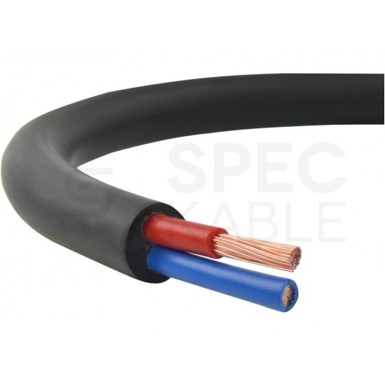 Kabel głośnikowy LY215S 2x1,5mm2 Cu czarny Twinaxial Klotz