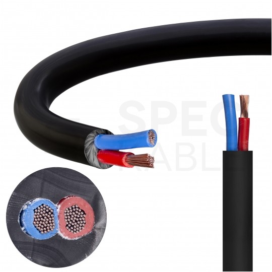 Kabel głośnikowy LY215S 2x1,5mm2 Cu twinaxial czarny Klotz