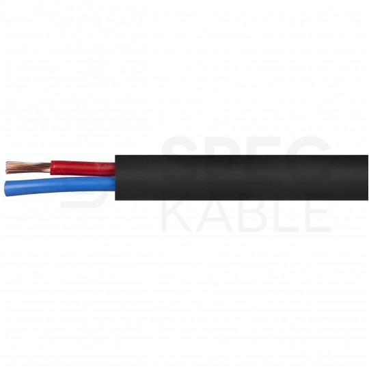 Kabel głośnikowy LY240S 2x4mm2 Cu twinaxial czarny Klotz