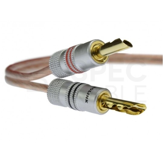 Kabel głośnikowy płaski TLgYp 2x1,5mm2 Cu transparentny Mercor