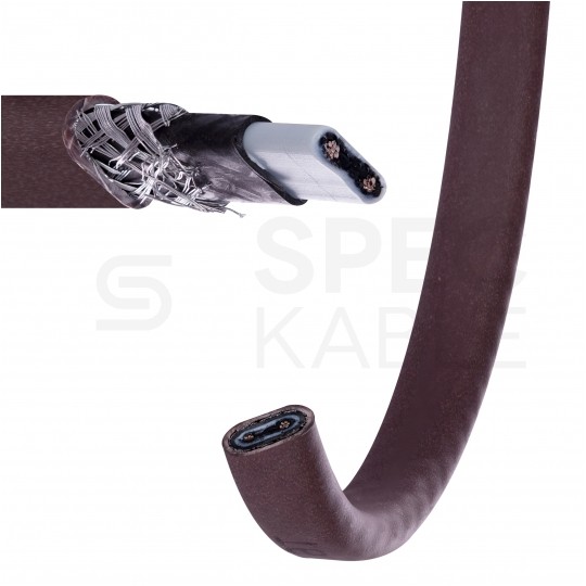 Kabel grzejny samoregulujący PHC 2x1mm2 brązowy 30W/m ekranowany do ochrony przed zamarzaniem Grand Meyer