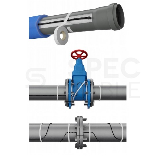 Kabel grzejny samoregulujący PHC 2x1mm2 brązowy 30W/m ekranowany do ochrony przed zamarzaniem Grand Meyer