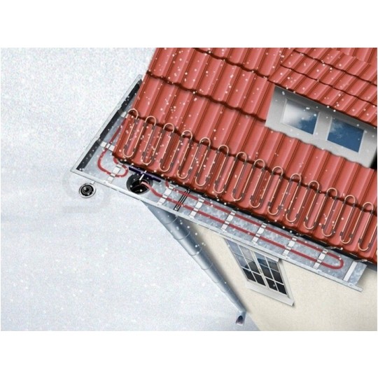 Kabel grzejny samoregulujący PHC 2x1mm2 brązowy 30W/m ekranowany do ochrony przed zamarzaniem Grand Meyer