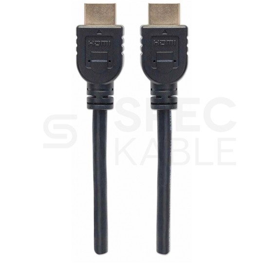 Kabel HDMI 2.0 4K High Speed Full HD 4K@60 Manhattan czarny 5m