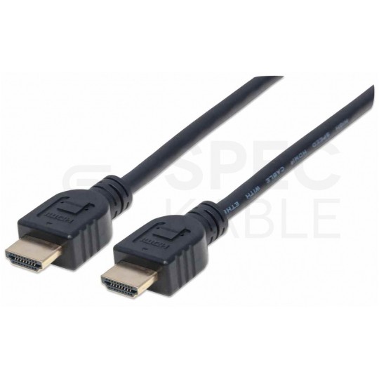 Kabel HDMI 2.0 4K High Speed Full HD 4K@60 Manhattan czarny 5m