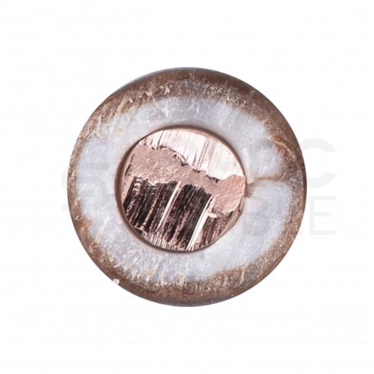 Kabel instalacyjny DY / H07V-U 0,5mm2 jednożyłowy brązowy 450/750V drut Elektrokabel