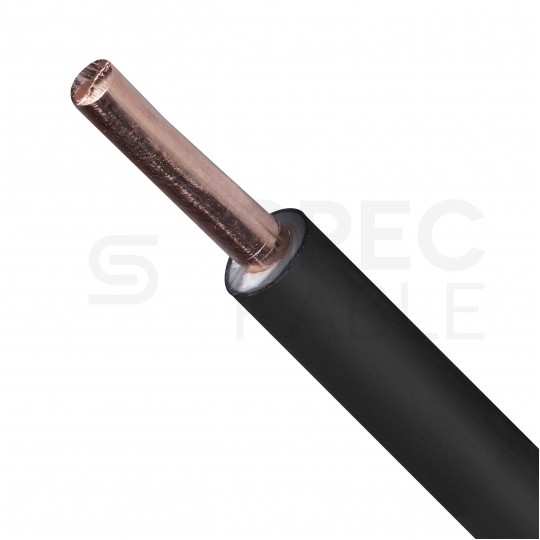 Kabel instalacyjny DY / H07V-U 1,5mm2 jednożyłowy czarny 450/750V drut Elektrokabel