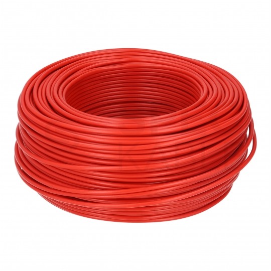 Kabel instalacyjny DY / H07V-U 1,5mm2 jednożyłowy czerwony 450/750V drut Elektrokabel