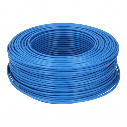 Kabel instalacyjny DY / H07V-U 1,5mm2 jednożyłowy niebieski 450/750V drut Elektrokabel