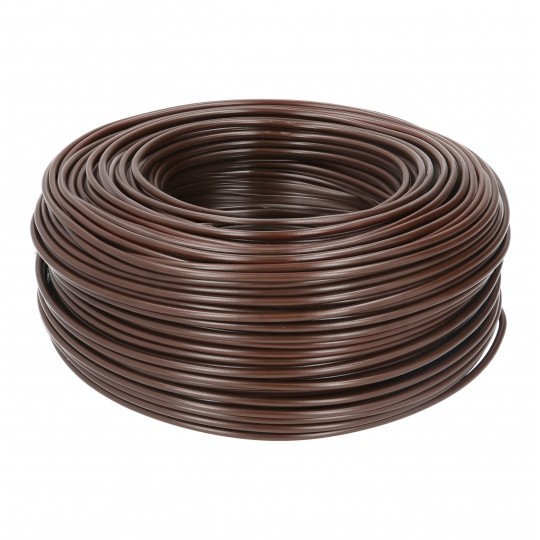 Kabel instalacyjny DY / H07V-U 2,5mm2 jednożyłowy brązowy 450/750V drut Basoglu