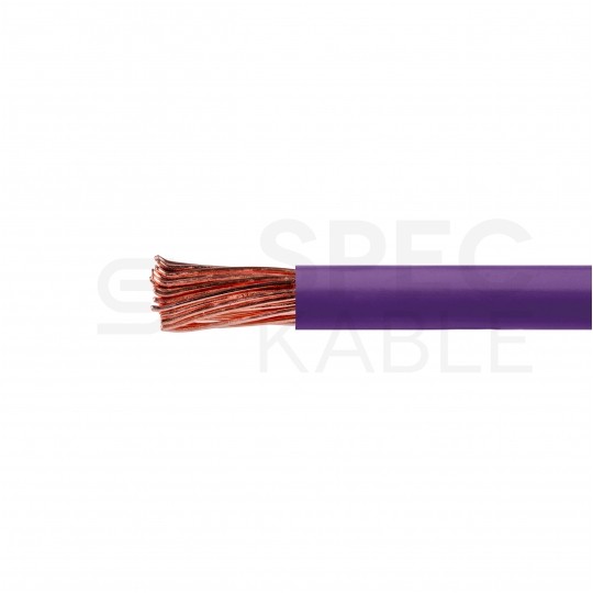 Kabel instalacyjny LgY / H05V-K 0,75mm2 jednożyłowy fioletowy 300/500V giętki linka Elektrokabel