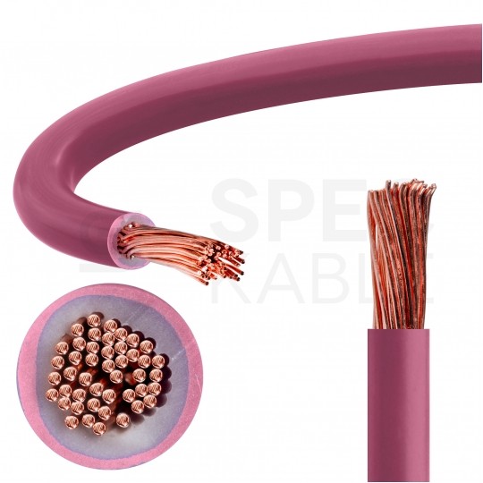 Kabel instalacyjny LgY / H07V-K 1,5mm2 jednożyłowy różowy 450/750V giętki linka Elektrokabel