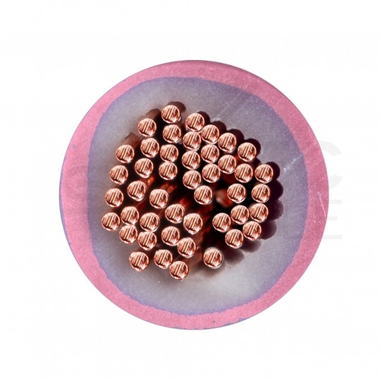 Kabel instalacyjny LgY / H07V-K 1,5mm2 jednożyłowy różowy 450/750V giętki linka Elektrokabel