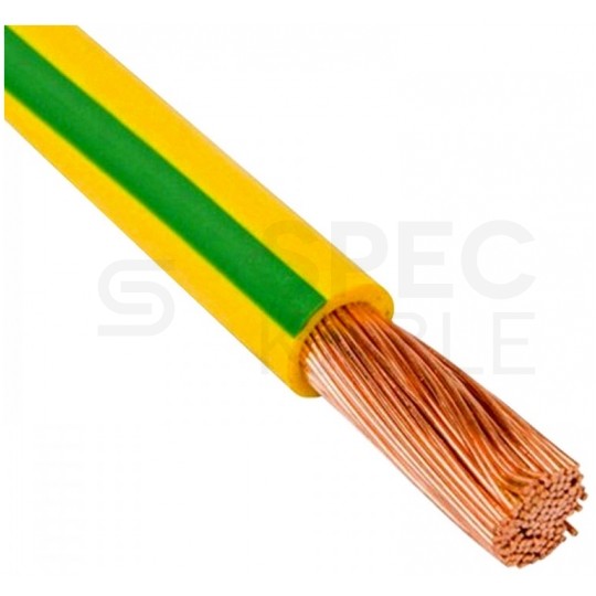 Kabel instalacyjny LgY / H07V-K 16mm2 jednożyłowy żółto-zielony 450/750V giętki linka Mercor