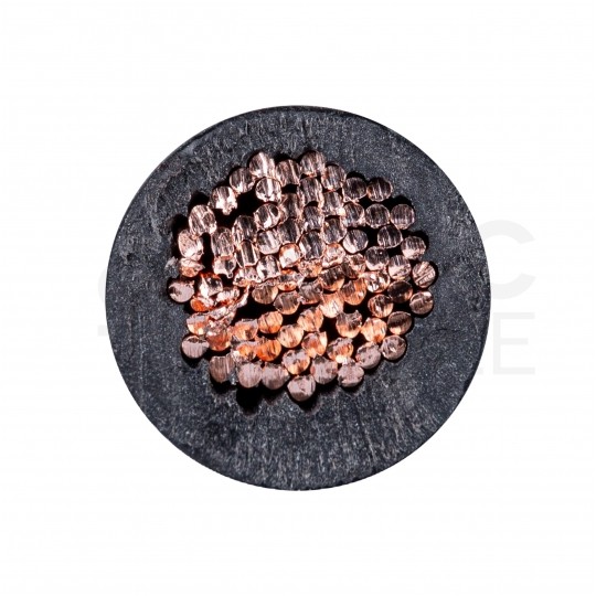 Kabel instalacyjny LgY / H07V-K 2,5mm2 jednożyłowy czarny 450/750V giętki linka Helukabel