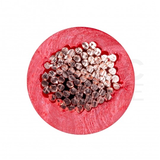 Kabel instalacyjny LgY / H07V-K 35mm2 jednożyłowy czerwony 450/750V giętki linka Elektrokabel