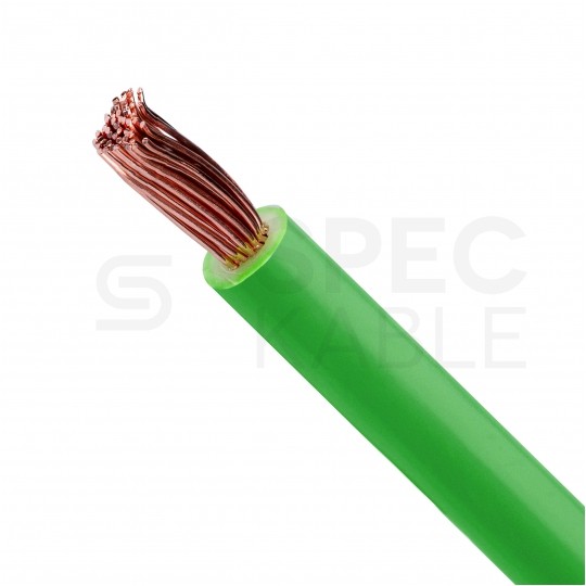 Kabel instalacyjny LgY / H07V-K 4mm2 jednożyłowy zielony 450/750V giętki linka Helukabel