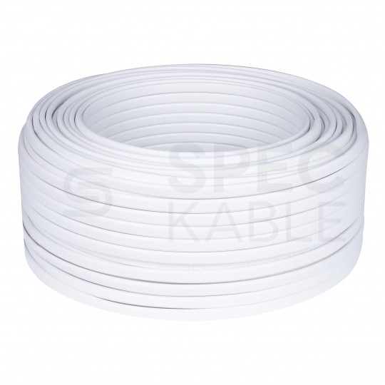 Kabel instalacyjny płaski YDYp 2x1mm2 biały 450/750V drut Elektrokabel