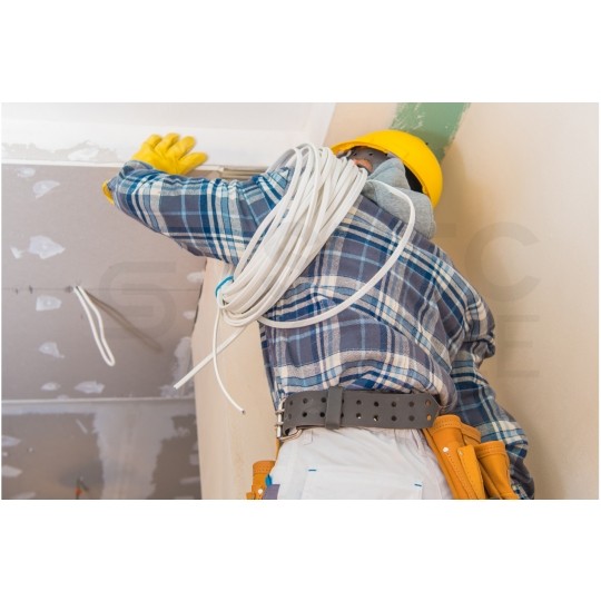 Kabel instalacyjny płaski YDYp 3x2,5mm2 biały 450/750V drut NKT instal PLUS krążek 100m