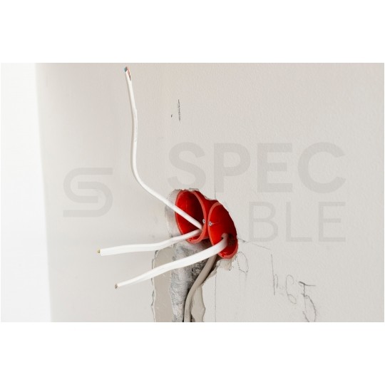 Kabel instalacyjny płaski YDYp 3x2,5mm2 biały 450/750V drut NKT instal PLUS krążek 100m