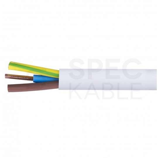 Kabel instalacyjny YDY 3x4mm2 biały 450/750V drut Elektrokabel