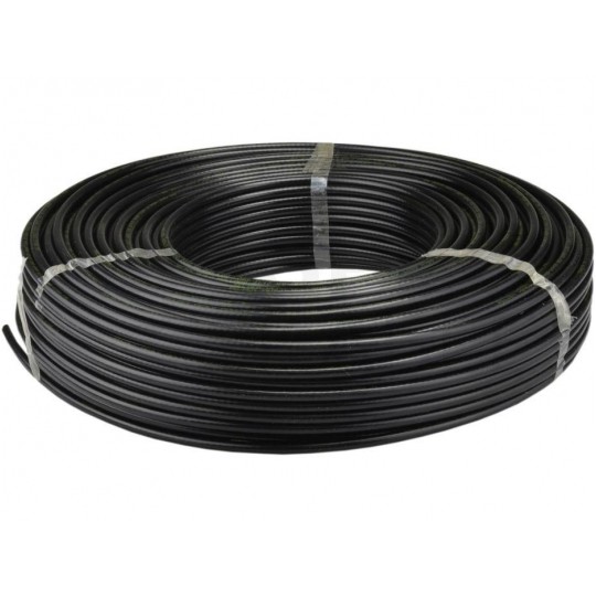 Kabel koncentryczny 50ohm H155 Dual-Shield 1,4/3,9/5,4 Cu (oplot ocynk Cu 80%) antenowy zewnętrzny suchy czarny Belden