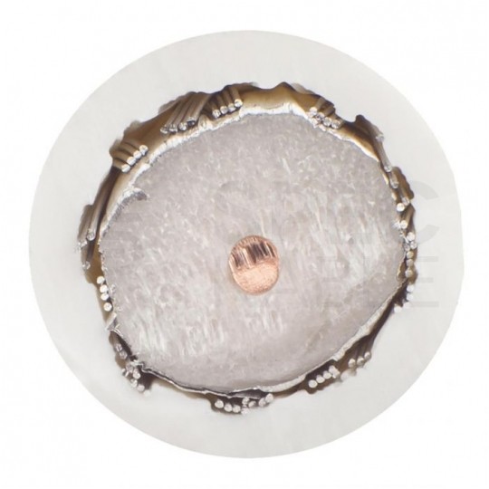 Kabel koncentryczny 75ohm RG6 tc’680CU Dual-Shield 1,0/4,7/6,9mm Cu (oplot Al 80%) antenowy wewnętrzny biały TC'EQ