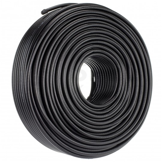 Kabel koncentryczny 75ohm RG6ż Dual-Shield 1,02/4,57/6,8mm Cu (oplot Al) antenowy zewnętrzny żelowany czarny MAXCABLE