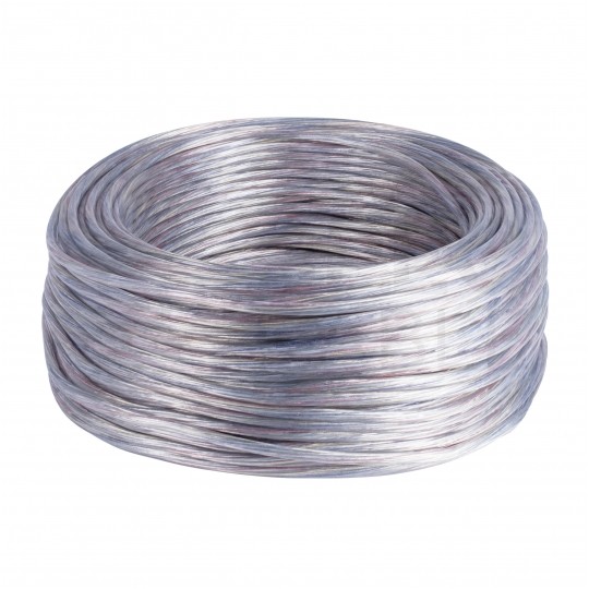 Kabel mieszkaniowy OMY / H03VV-F 2x0,75mm2 transparentny 300/300V giętki linka Alkri