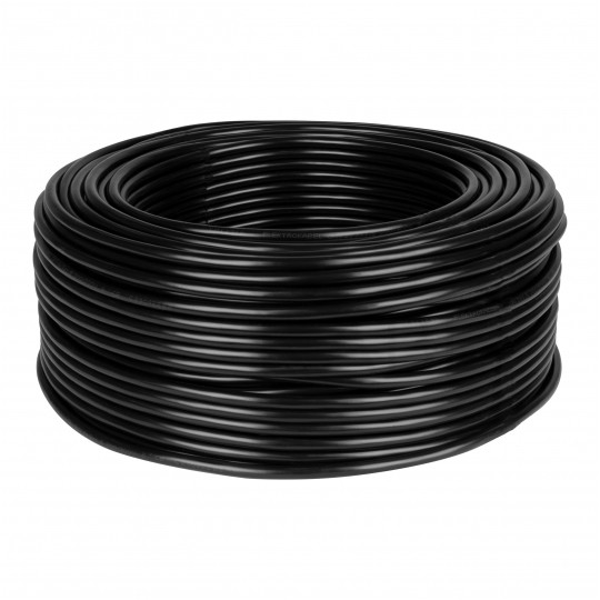 Kabel mieszkaniowy OMY / H03VV-F 2x1,5mm2 czarny 300/300V giętki linka Elektrokabel