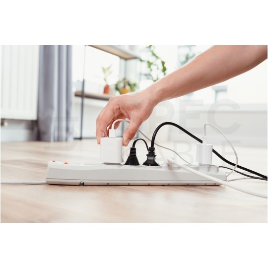 Kabel mieszkaniowy OMY / H03VV-F 3x0,75mm2 biały 300/300V giętki linka Elektrokabel