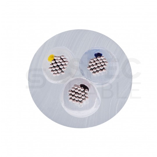 Kabel mieszkaniowy OMY / H03VV-F 3x0,75mm2 transparentny 300/300V giętki linka Alkri