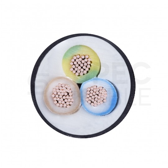 Kabel mieszkaniowy OMY / H03VV-F 3x1,5mm2 czarny 300/300V giętki linka Elektrokabel