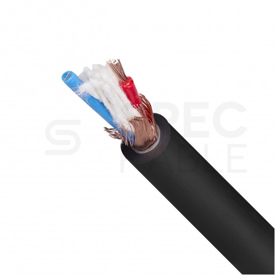 Kabel mikrofonowy MY206SW 2x0,22mm2 Cu zbalansowany czarny Klotz