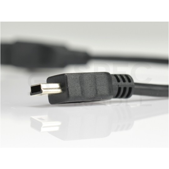 Kabel OTG Adapter USB 2.0 A / mini-B (gniazdo / wtyk) 20cm