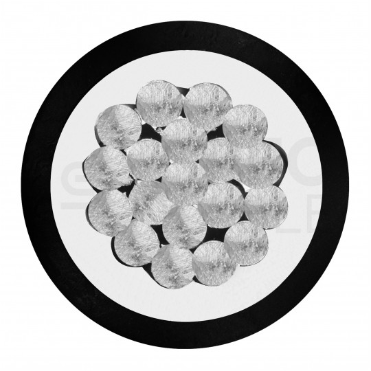 Kabel prądowy YAKY 0,6/1kV 1x25 linka aluminiowy do ziemi Elektrokabel