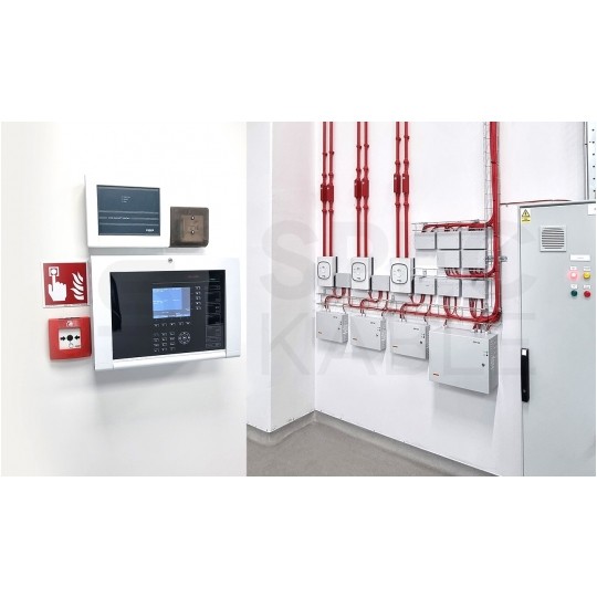 Kabel przeciwpożarowy silikonowy HDGs 4x1mm2 FE180 PH120 E90 czerwony 300/500V bezhalogenowy B2ca drut Bitner