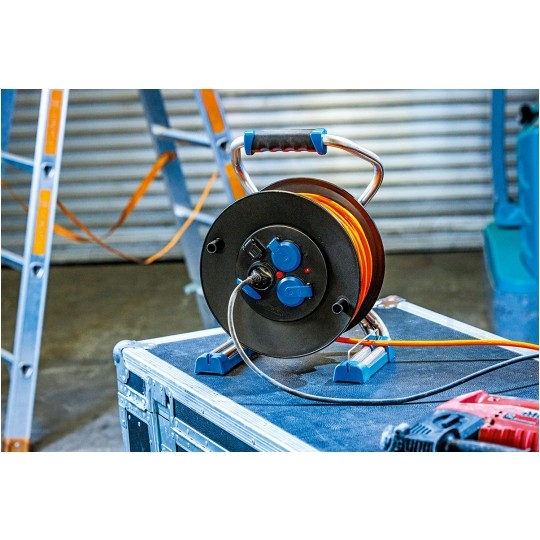 Kabel przemysłowy poliuretanowy PUR / H05BQ-F 2x1mm2 niebieski 300/500V zewnętrzny olejoodporny linka Elektrokabel