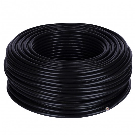 Kabel samochodowy YLYs 7x1mm2 + 1x1,5mm2 czarny 24V zewnętrzny przyczepowy linka Elektrokabel