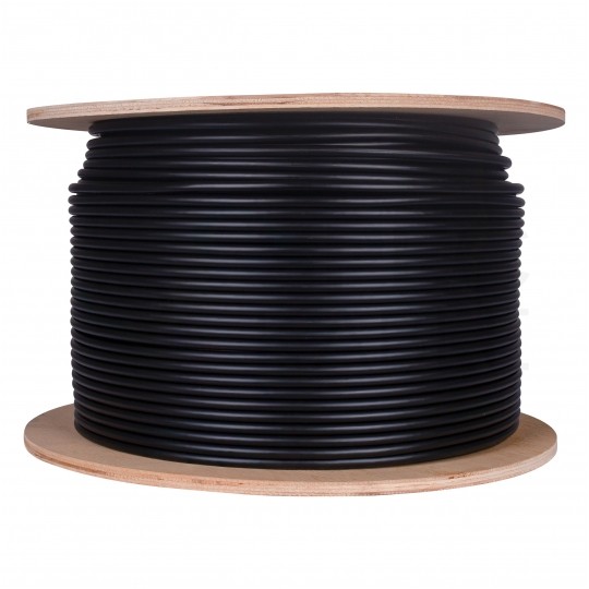 Kabel sieciowy F/UTP kat.5e skrętka 4x2x0,5mm zewnętrzny żelowany PE czarny Bitner BiTLAN