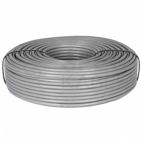 Kabel sieciowy F/UTP kat.6 skrętka 4x2x0,51mm wewnętrzny Eca PVC szary NEKU
