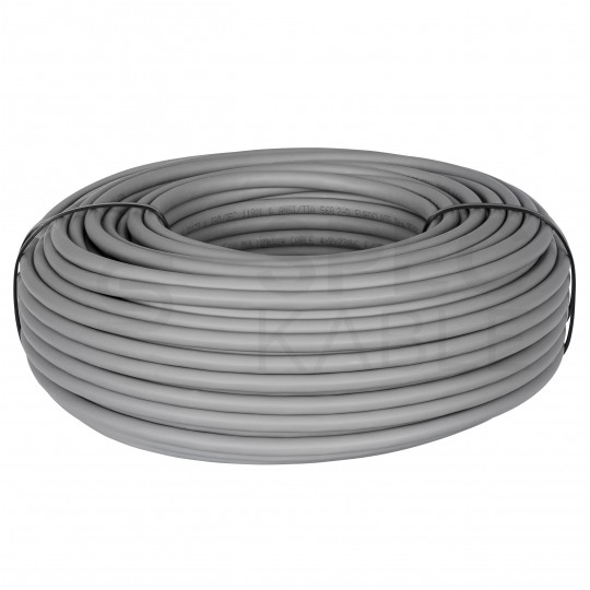 Kabel sieciowy F/UTP kat.6 skrętka 4x2x0,56mm wewnętrzny Dca bezhalogenowy LSOH szary NEKU