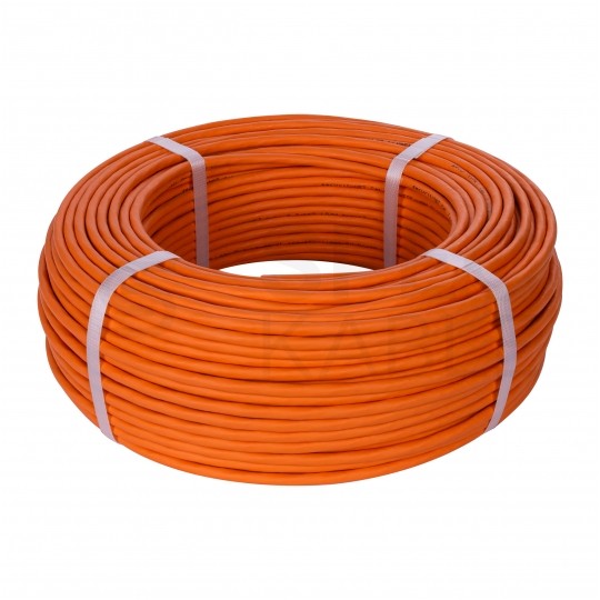 Kabel sieciowy S/FTP kat.7 skrętka 4x2x0,56mm wewnętrzny Dca bezhalogenowy LSOH pomarańczowy SecurityNET