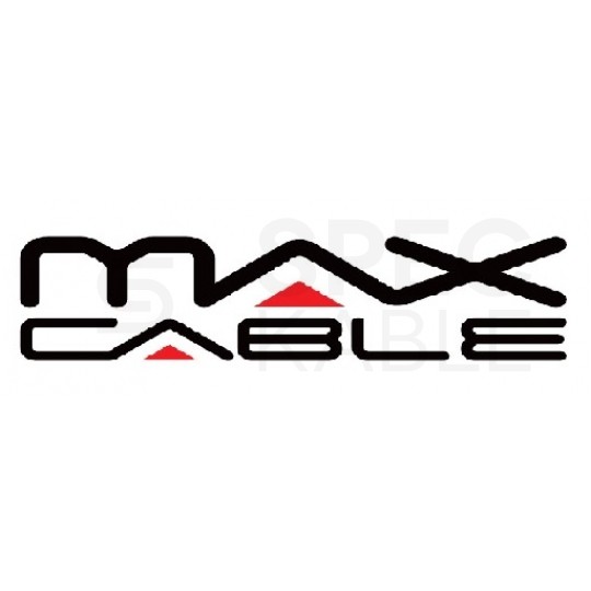 Kabel sieciowy U/UTP kat.5e skrętka 4x2x0,5mm zewnętrzny suchy z linką nośną PE czarny MAXCABLE