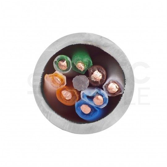 Kabel sieciowy U/UTP kat.6 skrętka 4x2x0,54mm wewnętrzny Eca PVC szary Bitner BiTLAN