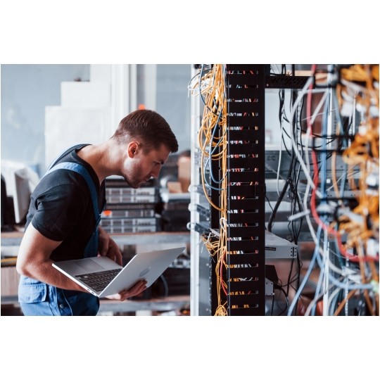 Kabel sieciowy U/UTP kat.6 skrętka 4x2x0,57mm wewnętrzny Dca bezhalogenowy LSOH fioletowy Molex