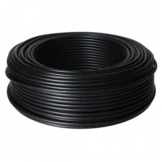 Kabel sieciowy U/UTP kat.6 skrętka 4x2x0,57mm zewnętrzny żelowany PE czarny NEKU