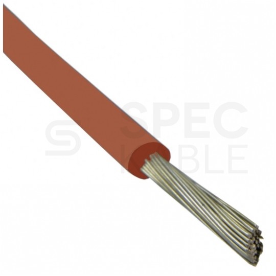 Kabel silikonowy SIF 180°C 1,5mm2 jednożyłowy ceglasty 300/500V ciepłoodporny bezhalogenowy linka TKD